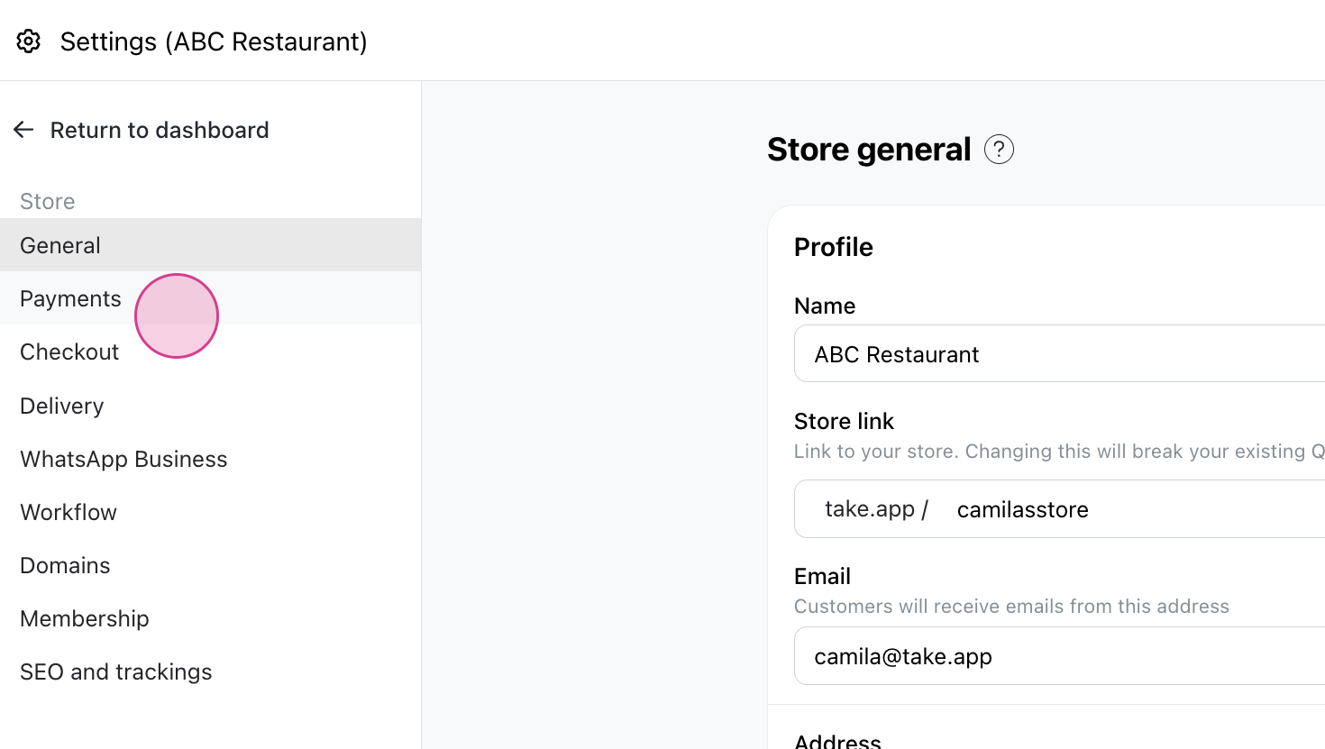 Add payment methods
