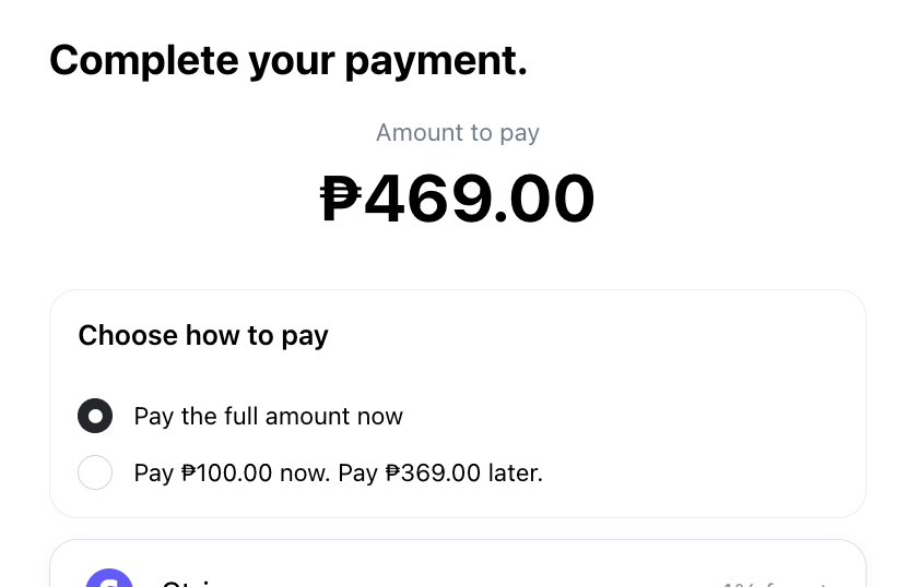 Down Payments