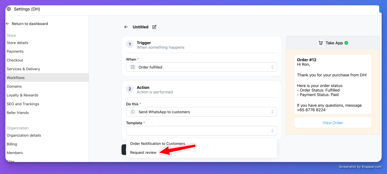 Review Request Workflow