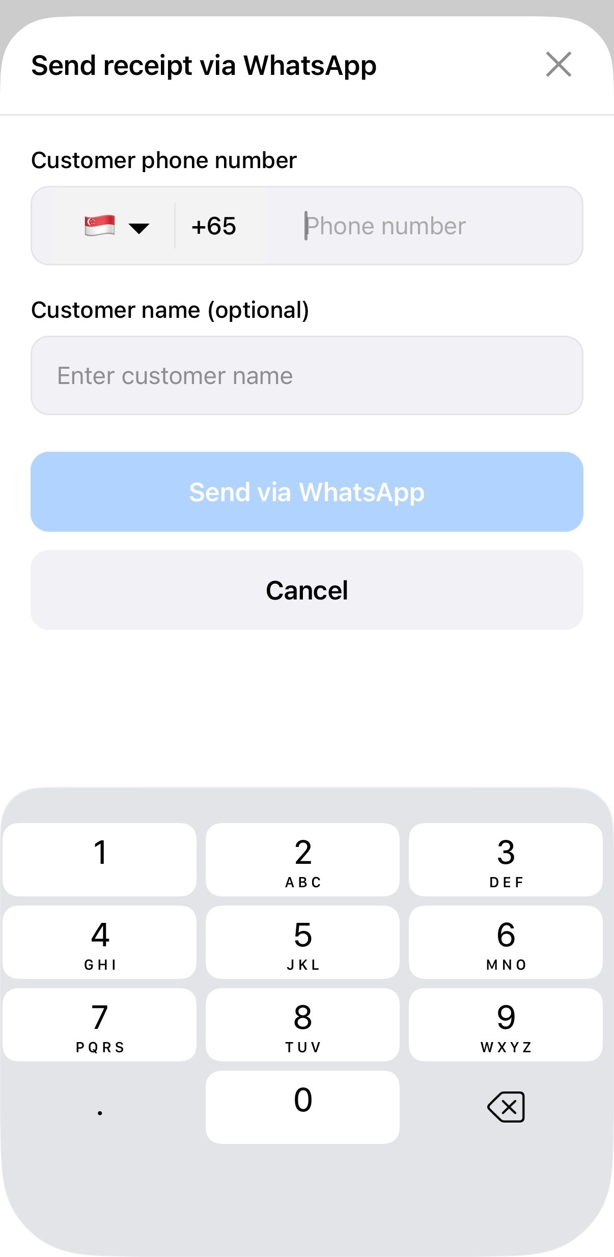 Create orders - Mobile POS App