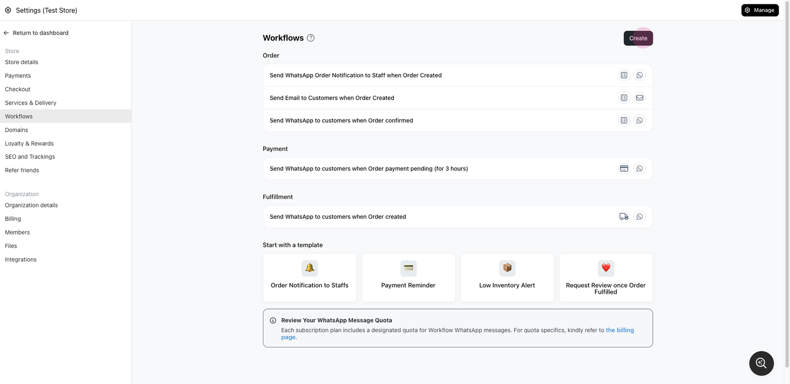 Fulfillment Workflow