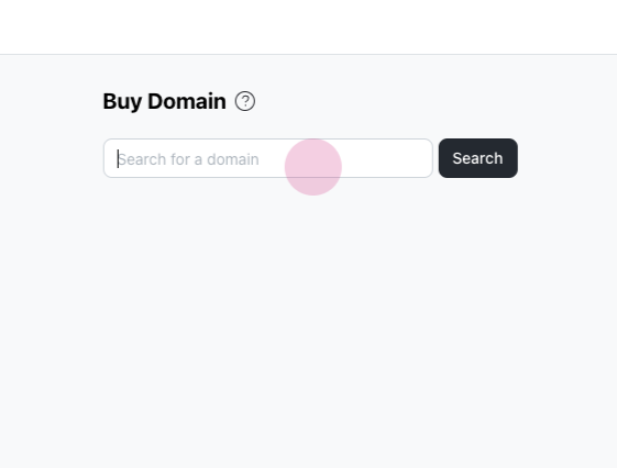 Custom Domain - Buying a new domain