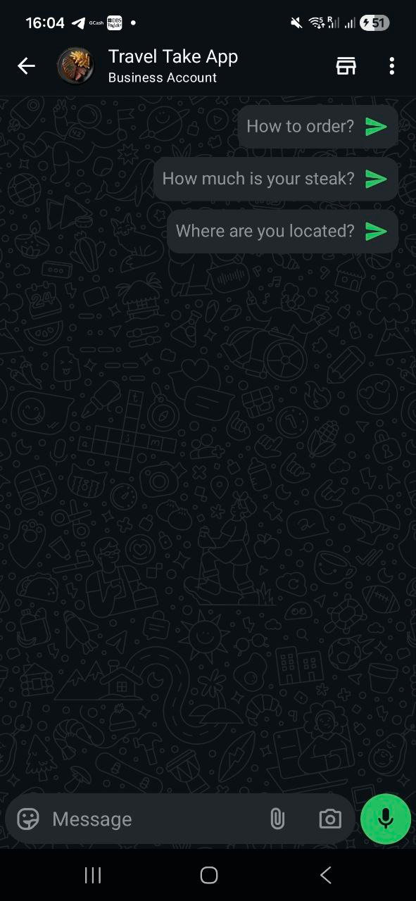 WhatsApp/Instagram Icebreakers and Shortcuts
