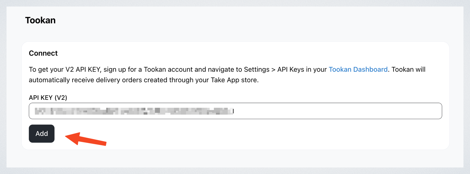 Tookan Delivery Integration