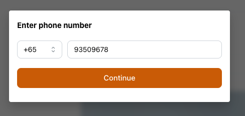 Phone Required - Store Access Mode