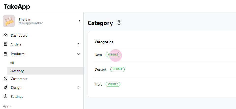Changing product sequence