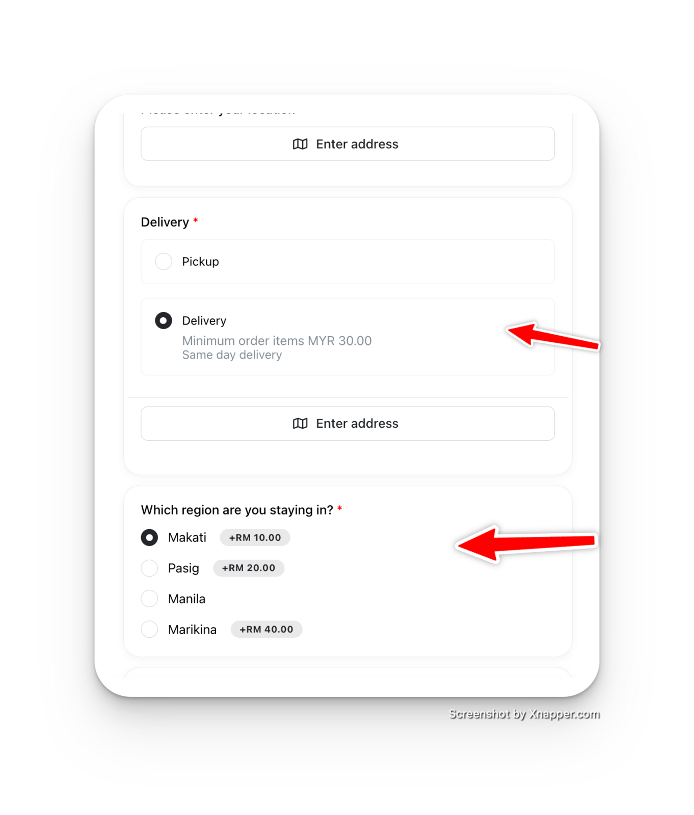 Adding Questions for Delivery