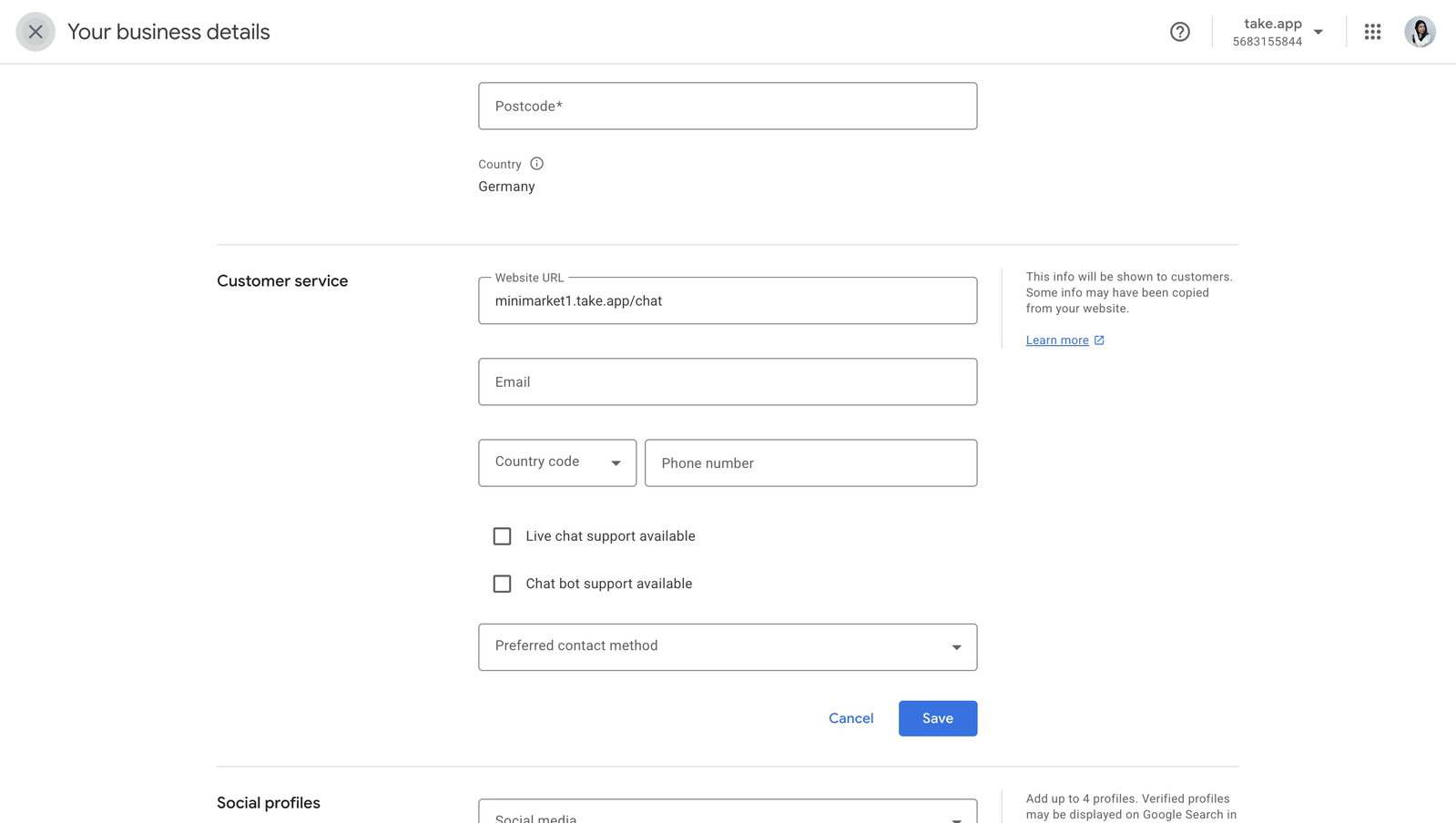 Google Merchant Center