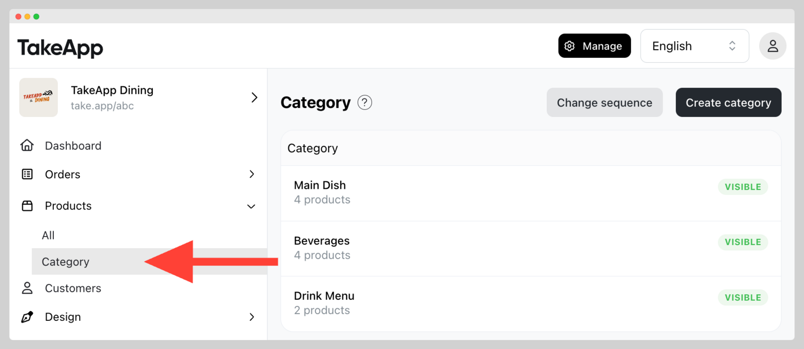 Product category