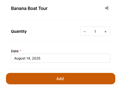 Booking Products