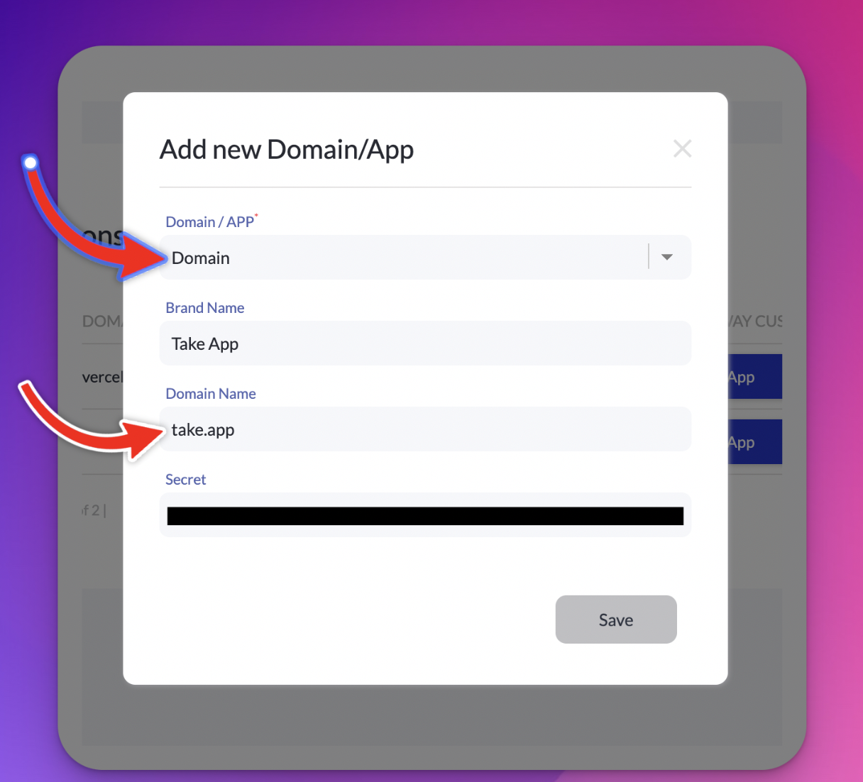 Adding Domain/App on Payhere
