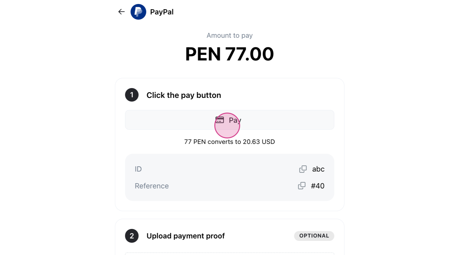 Add payment methods