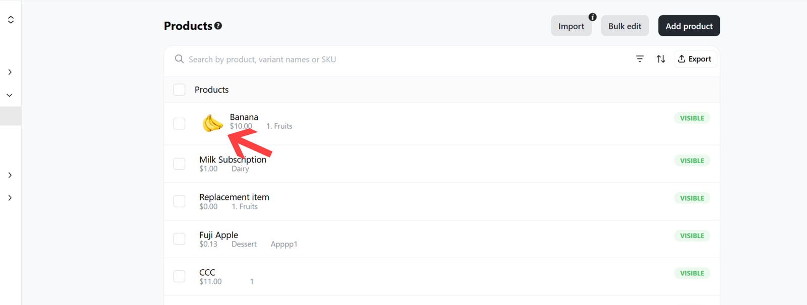Setting up the product's daily capacity