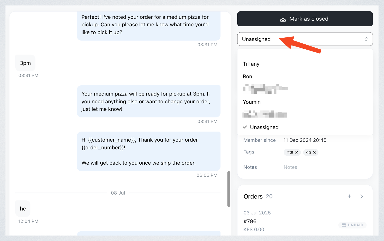 Manage WhatsApp Business Chat Inbox