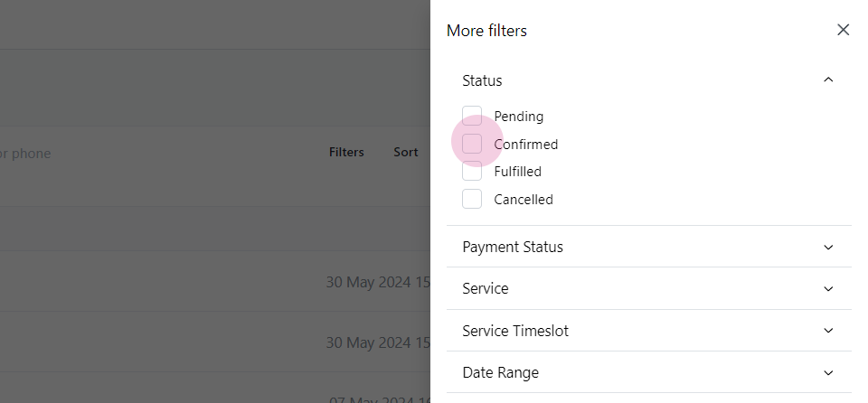 Order filter