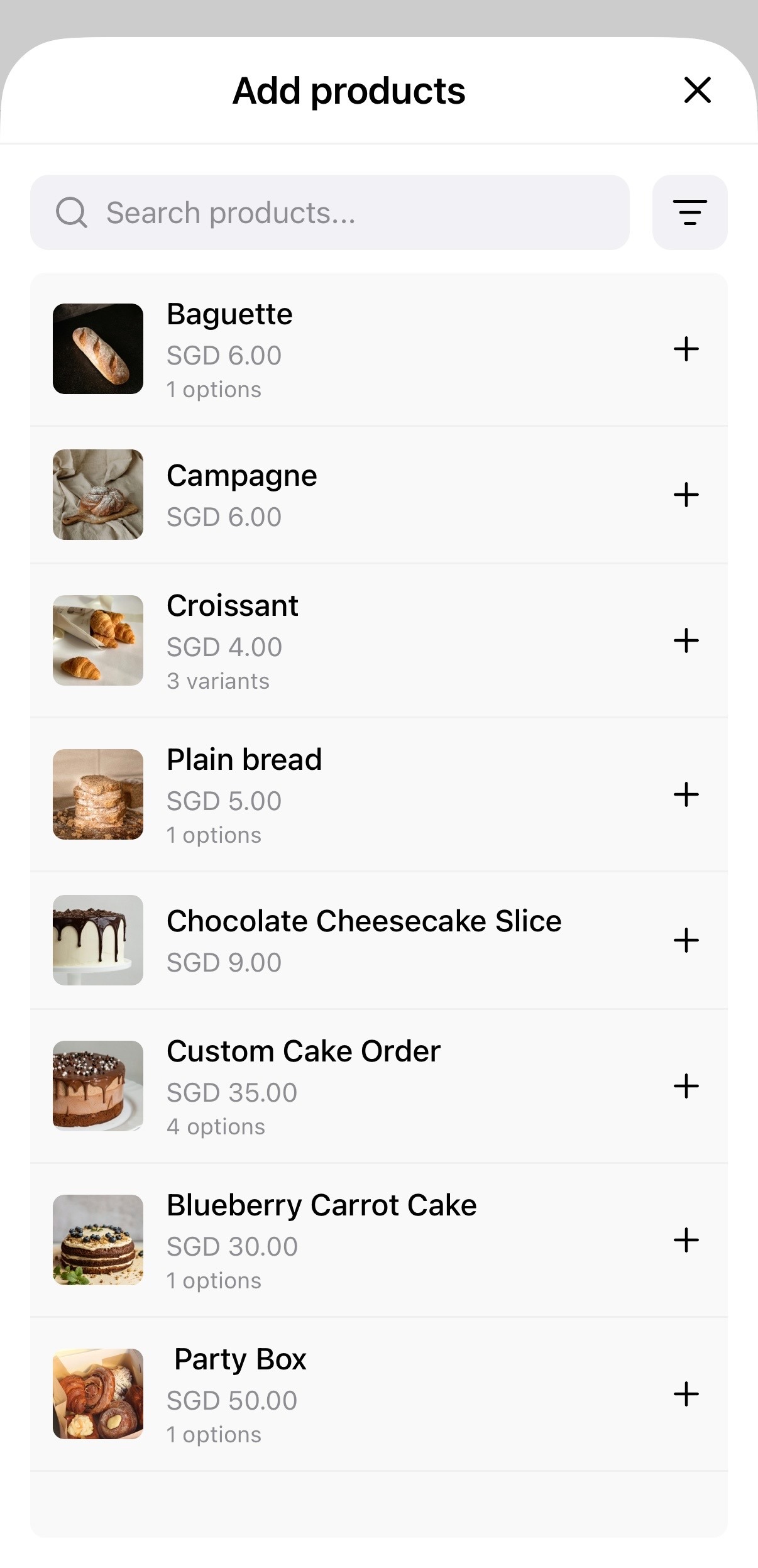 Create orders - Mobile POS App