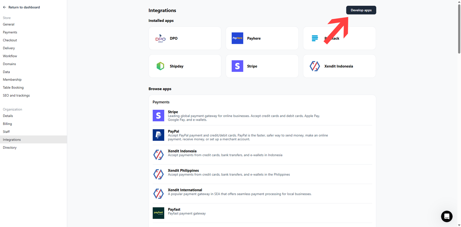 Connect your External App with the Take App API