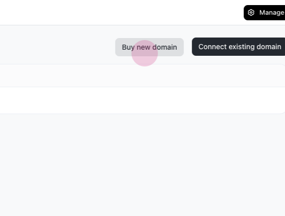 Custom Domain - Buying a new domain