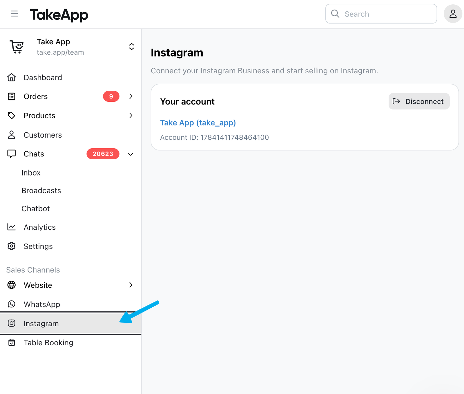 Instagram Business Integration