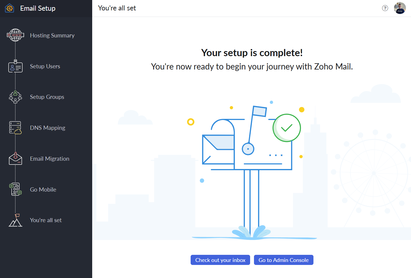 Create a domain-based email