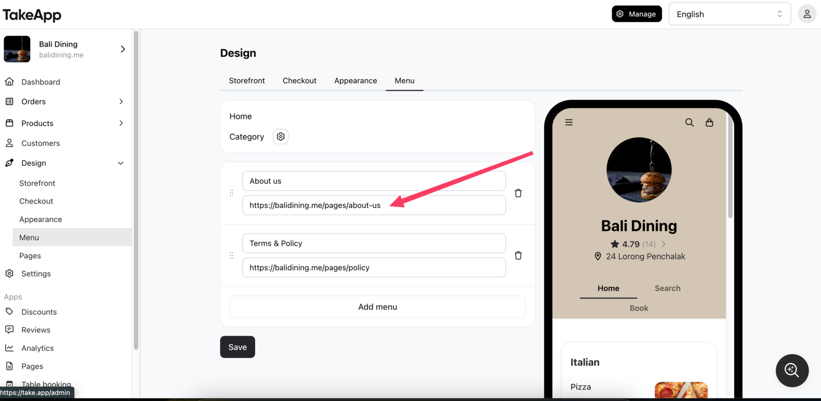 Custom Pages