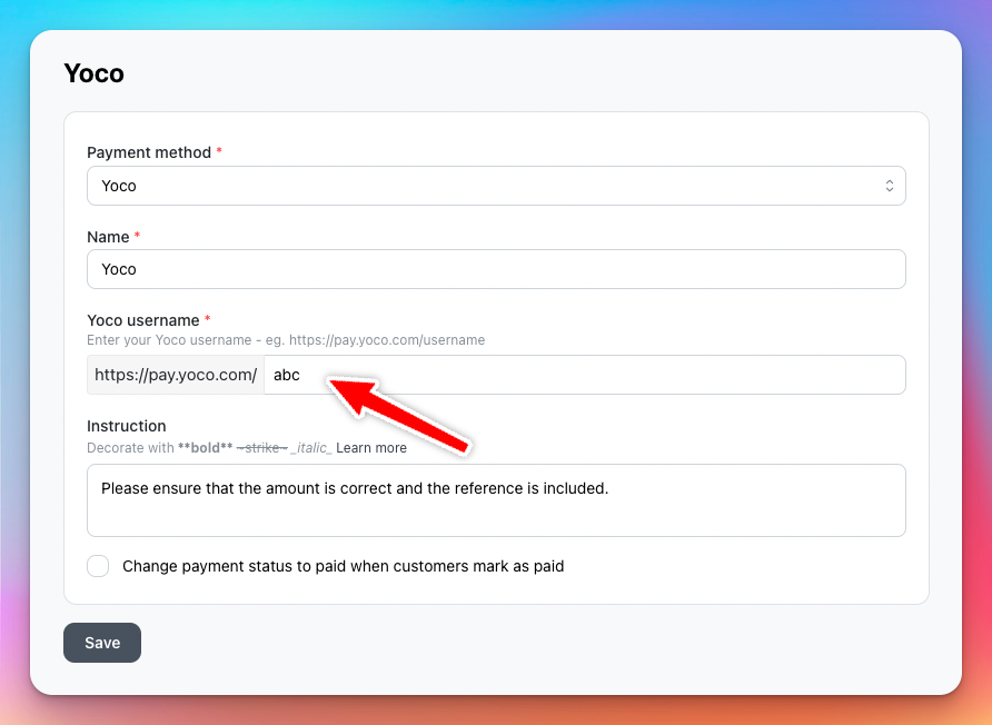 Link based payments