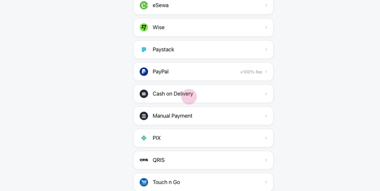 Store Credit Partial Payment