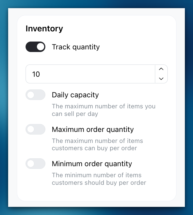 Create product
