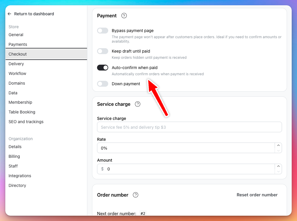 Automatically Confirm Orders When Paid