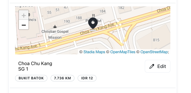 Choosing address