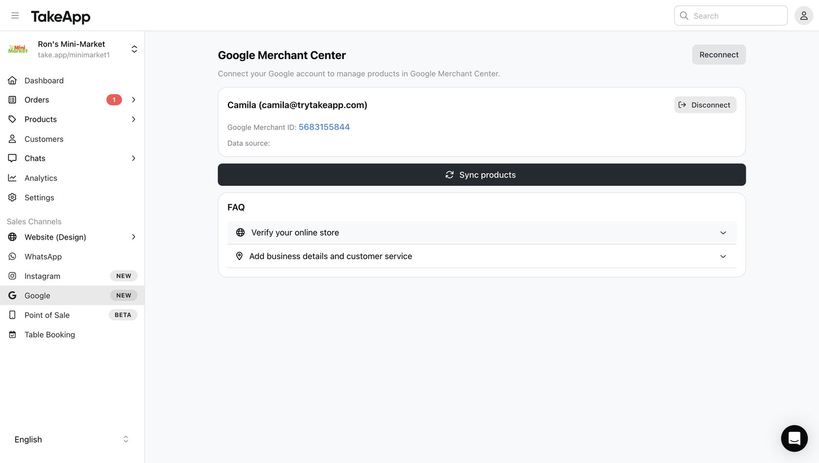 Google Merchant Center