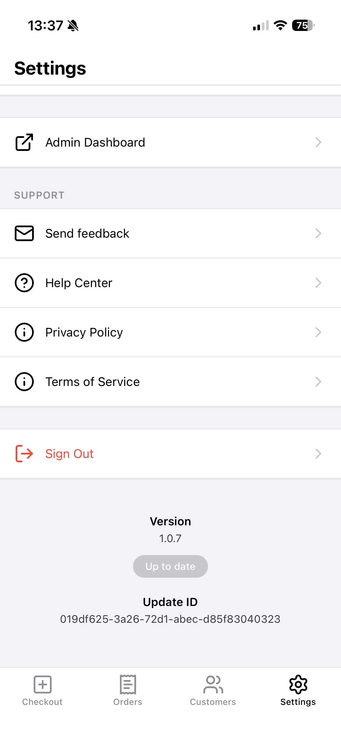 Update the Take App Mobile App