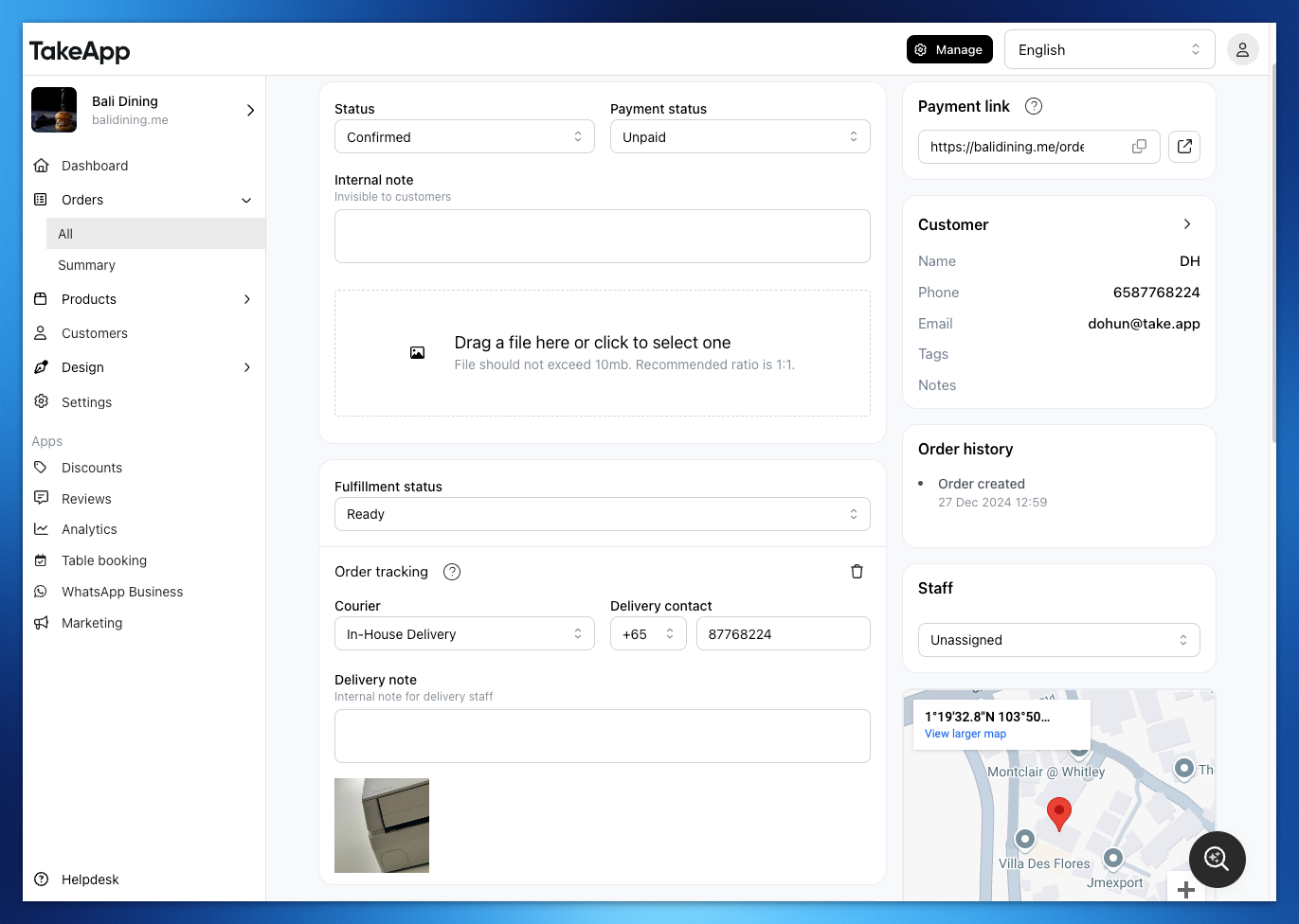 Order Fulfillment (Ready) - Send Automated WhatsApp to Driver