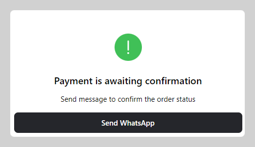 What is the difference between "I have paid" & "I will pay later" button on the payment page?
