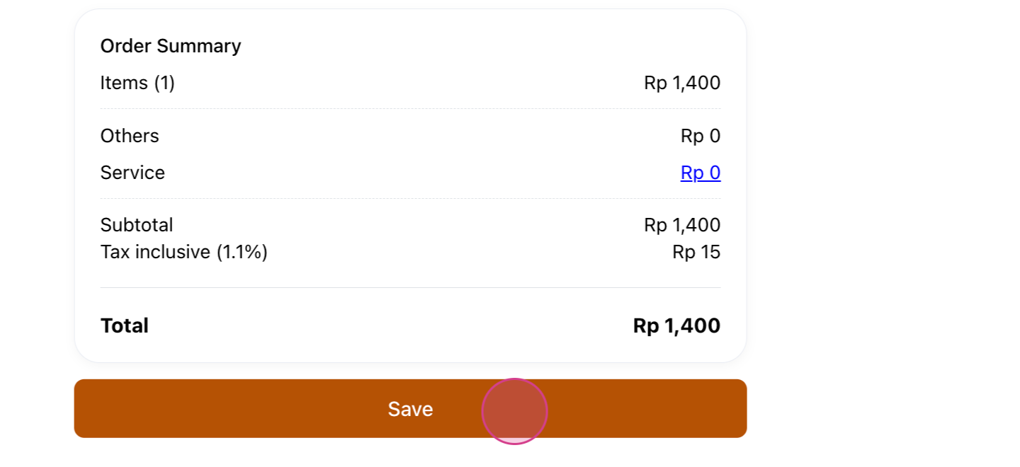 Edit Order Item Details