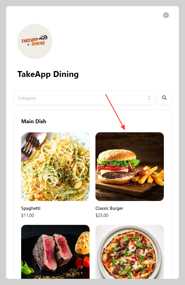 Sharing products link