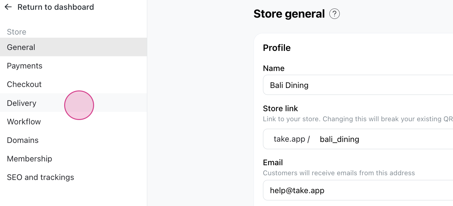 Limit Payment Methods for Delivery Type