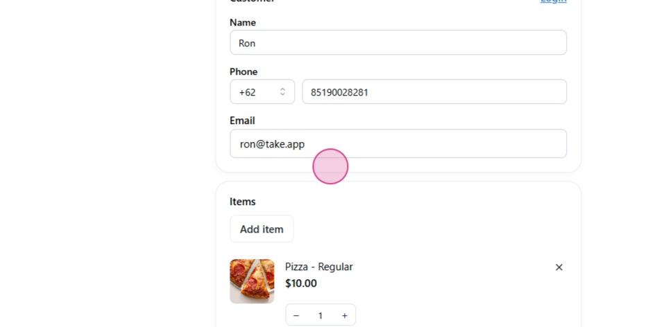 Create orders
