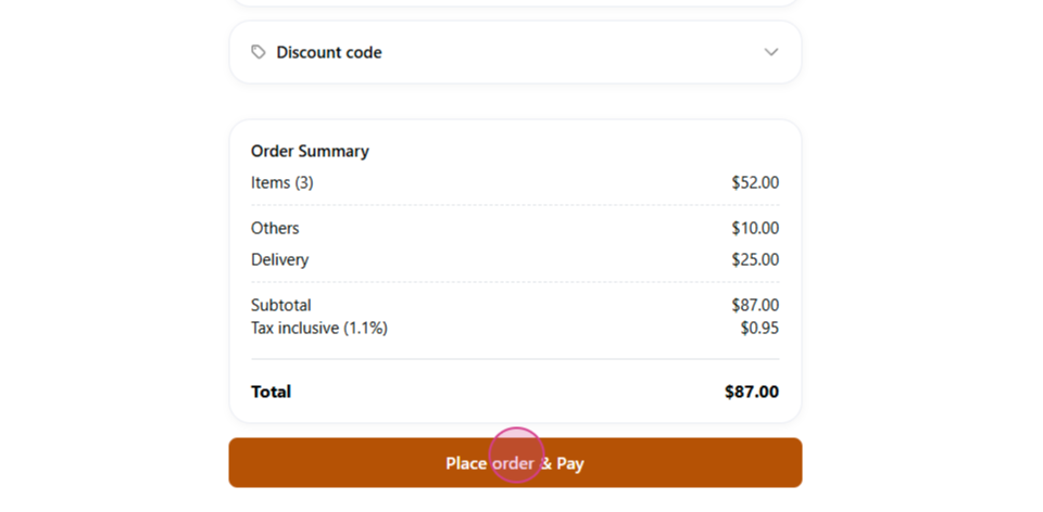 Create orders