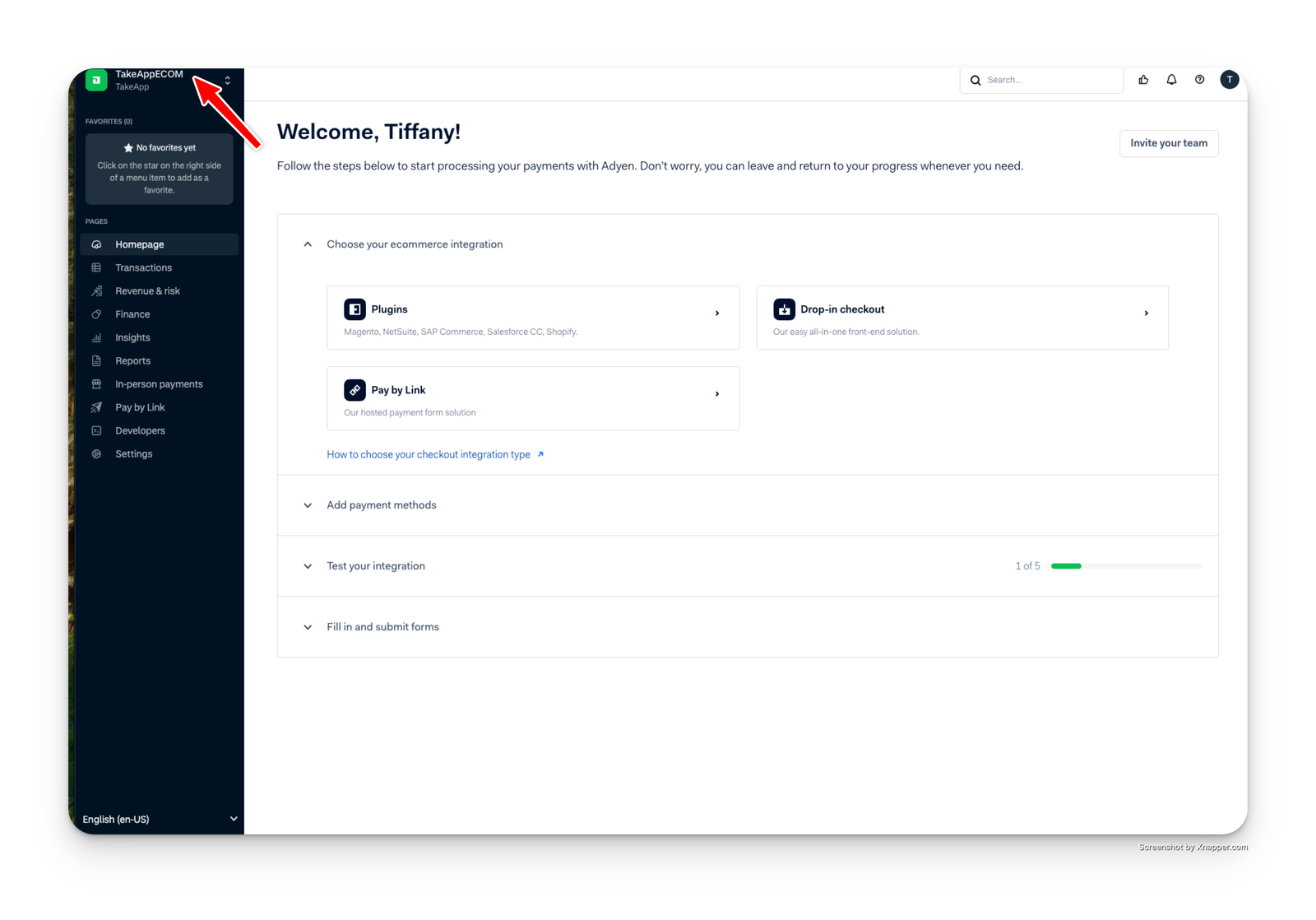 Adyen Automated Payment Method