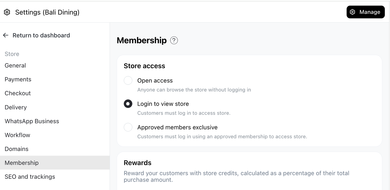 Membership login and approval (end-user)
