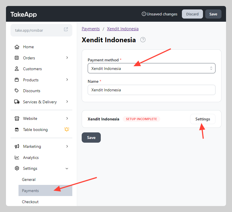 Xendit payment (Legacy)