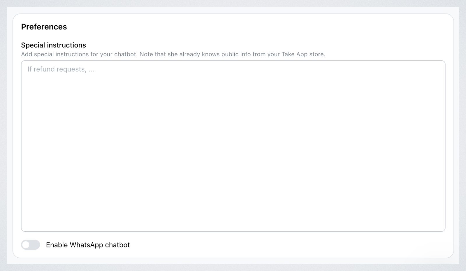 Chatbot (Beta)