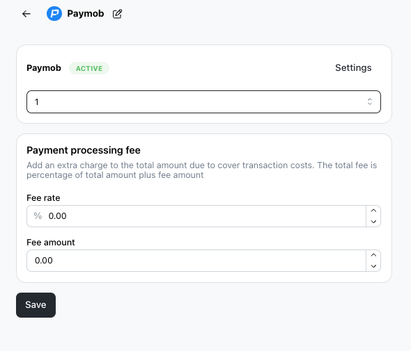 Paymob Payment Method