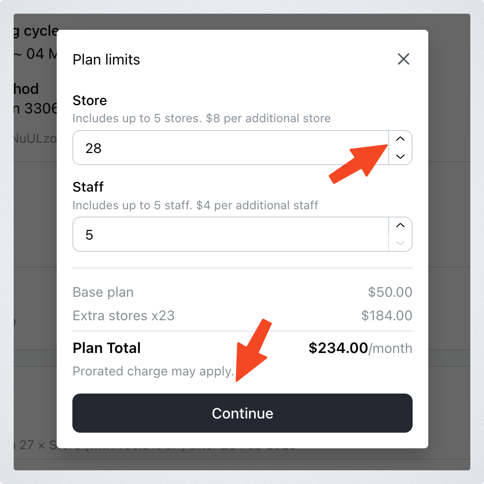 Plan limits and Usage Add-Ons