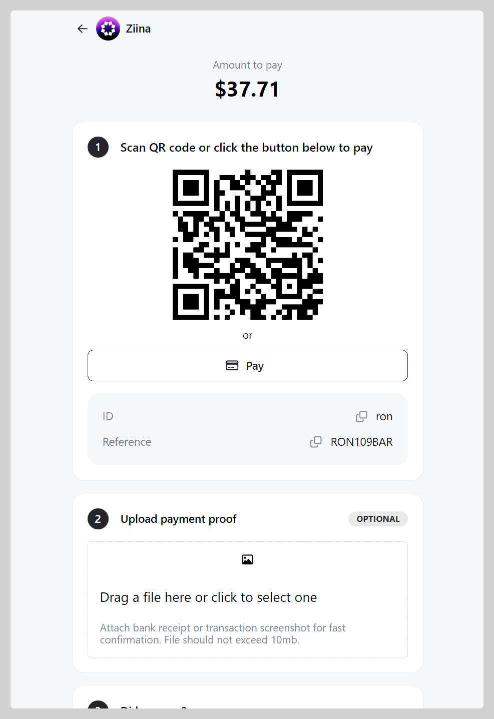 Ziina Payment