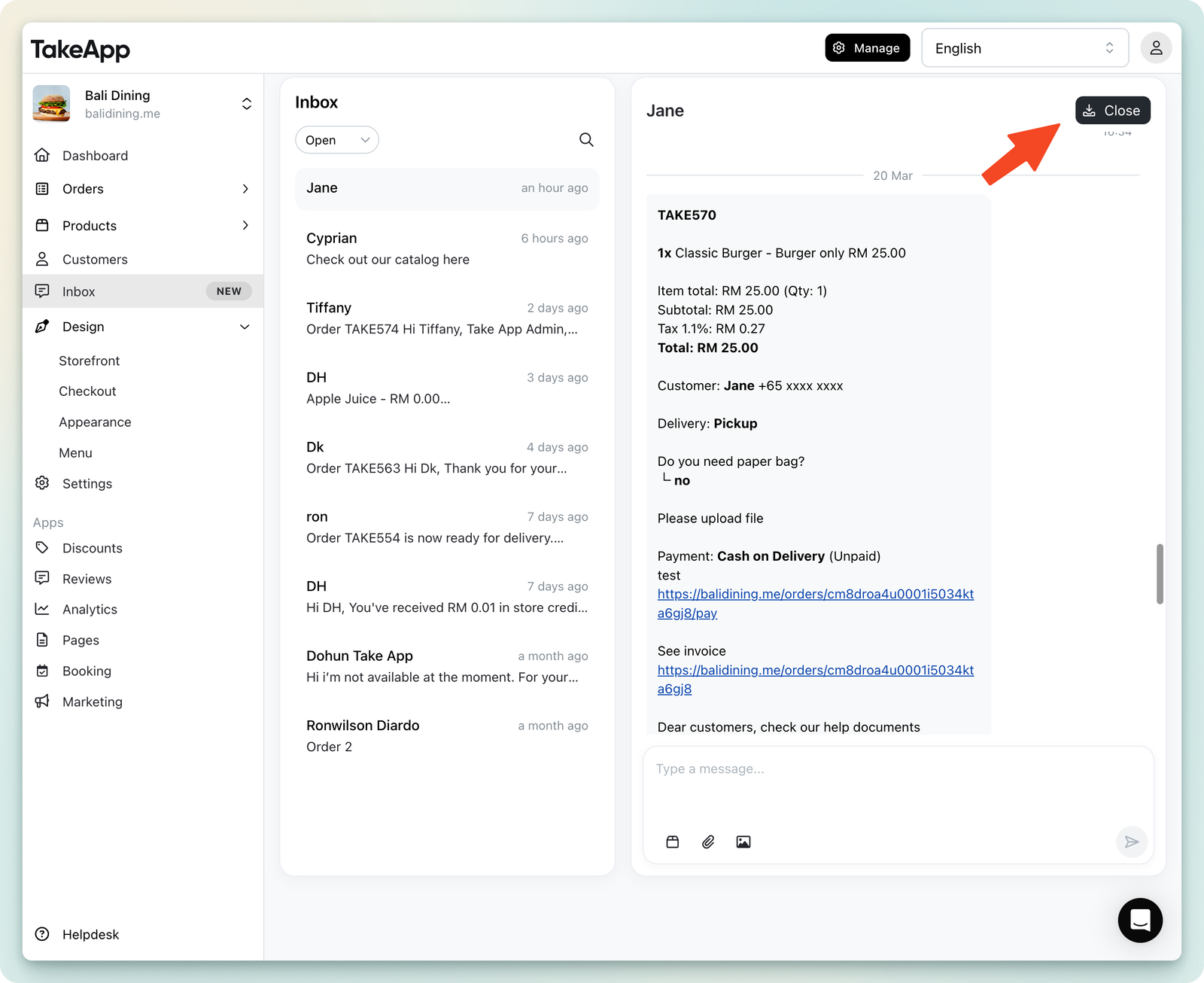 Manage WhatsApp Business Chat Inbox
