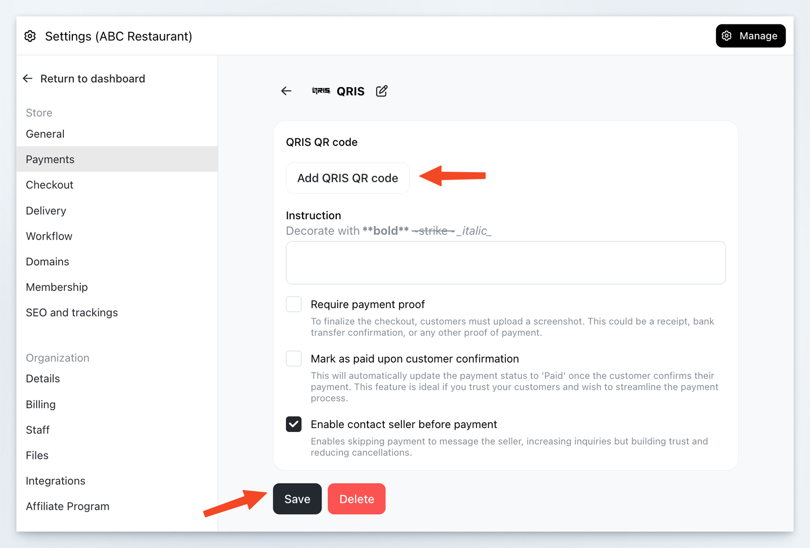 QRIS QR Payment