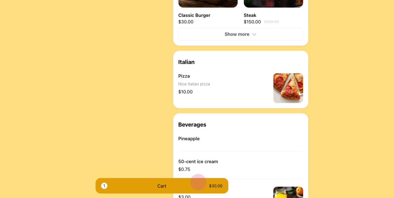 Store Credit Partial Payment