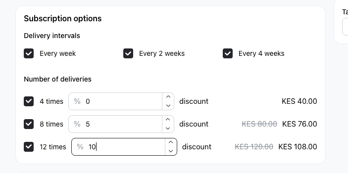 Subscription Products and Orders